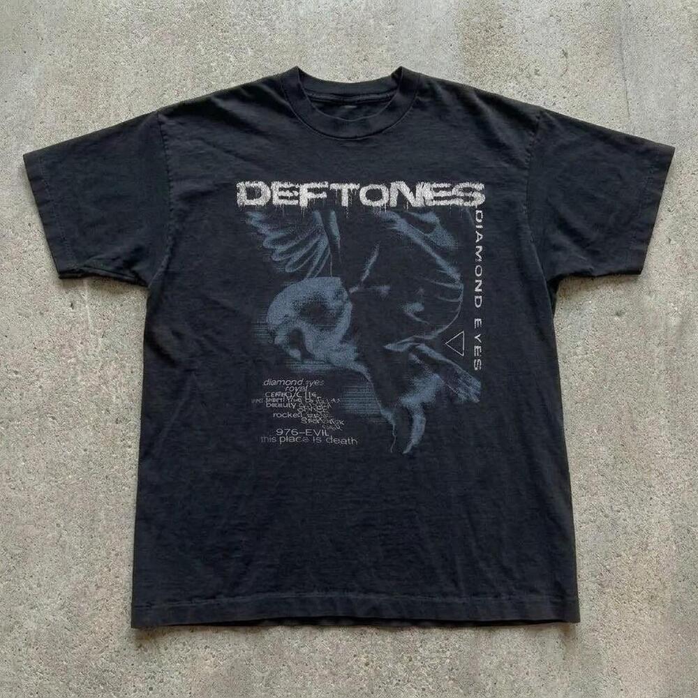 Deftones Black Band Tee 1